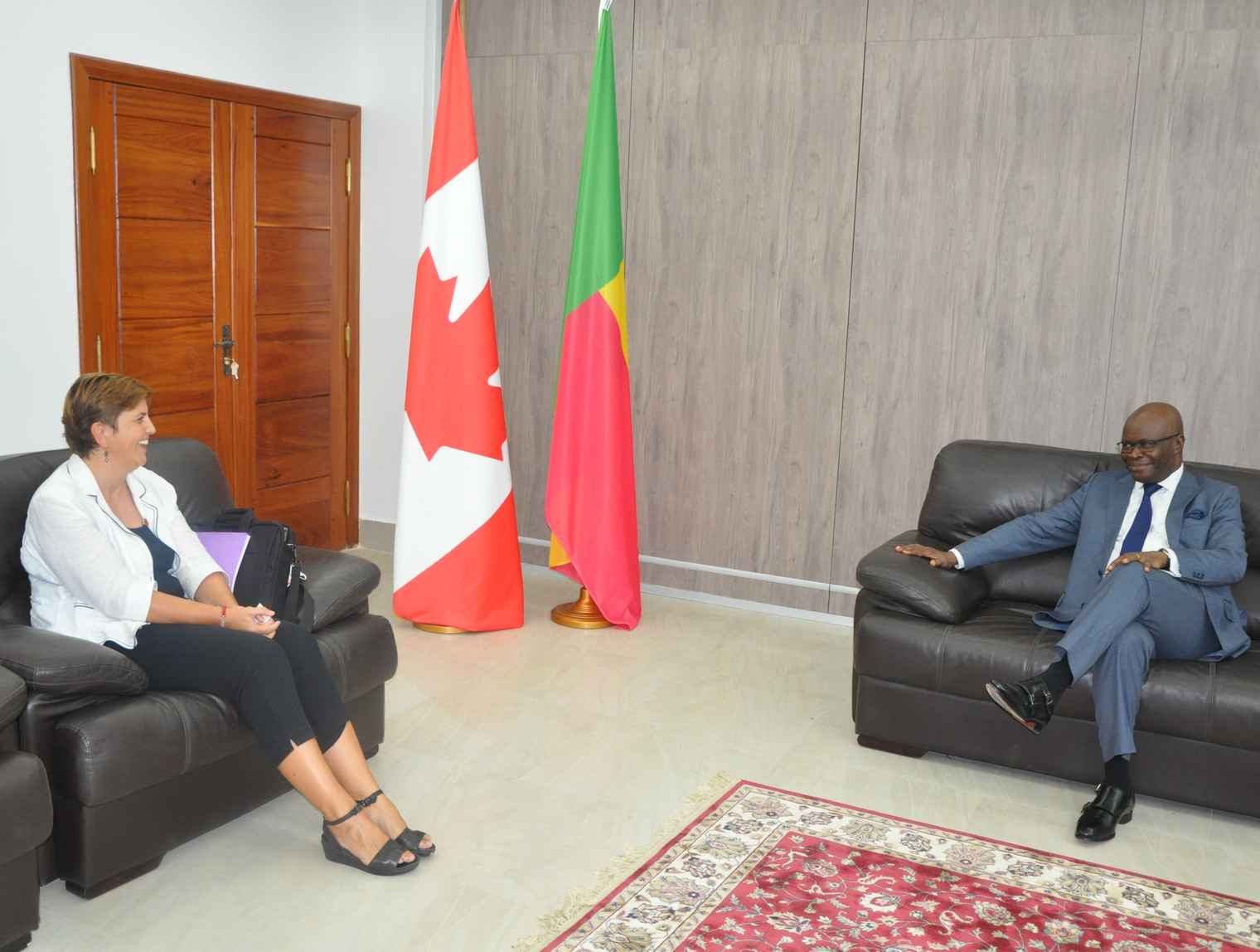En fin de mission, l'Ambassadeur du Canada apprécie le Bénin